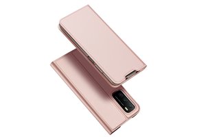 Dux Ducis - Pro Serie Slim wallet hoes - Xiaomi Poco M3 - Rose Goud