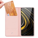 Pro Serie slim wallet Rose Goud hoes voor de Xiaomi Poco M3