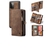 Caseme - vintage 2 in 1 portemonnee hoes - Samsung Galaxy A72 - Bruin