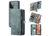 Caseme - vintage 2 in 1 portemonnee hoes - Samsung Galaxy A72 - Blauw