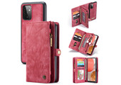 Caseme - vintage 2 in 1 portemonnee hoes - Samsung Galaxy A72 - Rood