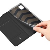 Slim Bookcase hoes Zwart voor de Oppo A72