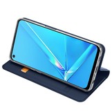 Slim Bookcase hoes Blauw voor de Oppo A72