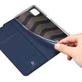 Slim Bookcase hoes Blauw voor de Oppo A72