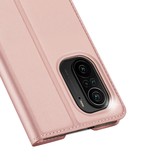 Slim Bookcase hoes Rose Goud voor de Xiaomi Poco F3