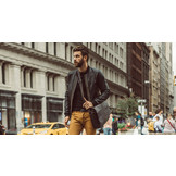 Richard lederen schoudertas/ laptoptas Bruin voor 15 inch laptops