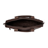 Calvi lederen laptoptas Bruin voor 15 inch laptops