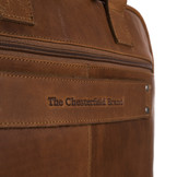 Calvi lederen laptoptas Cognac voor 15 inch laptops