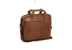 Chesterfield - Calvi Lederen Laptoptas - 15 inch - Cognac