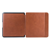 Lederen sleepcover hoes Cognac voor de Kobo Forma (8 inch)