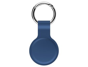 Lunso - Houder met sleutelhanger - Apple Airtags - Blauw