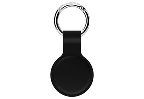 Lunso - Houder met sleutelhanger - Apple Airtags - Zwart
