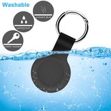 Houder Donkergrijs met sleutelhanger voor Apple Airtags