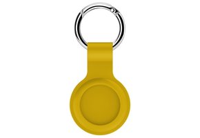 Lunso - Houder met sleutelhanger - Apple Airtags - Geel