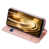 Slim Bookcase hoes Rose Goud voor de Samsung Galaxy A02s