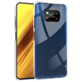 Softcase hoes Transparant voor de Xiaomi Poco X3