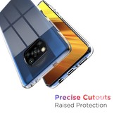 Softcase hoes Transparant voor de Xiaomi Poco X3