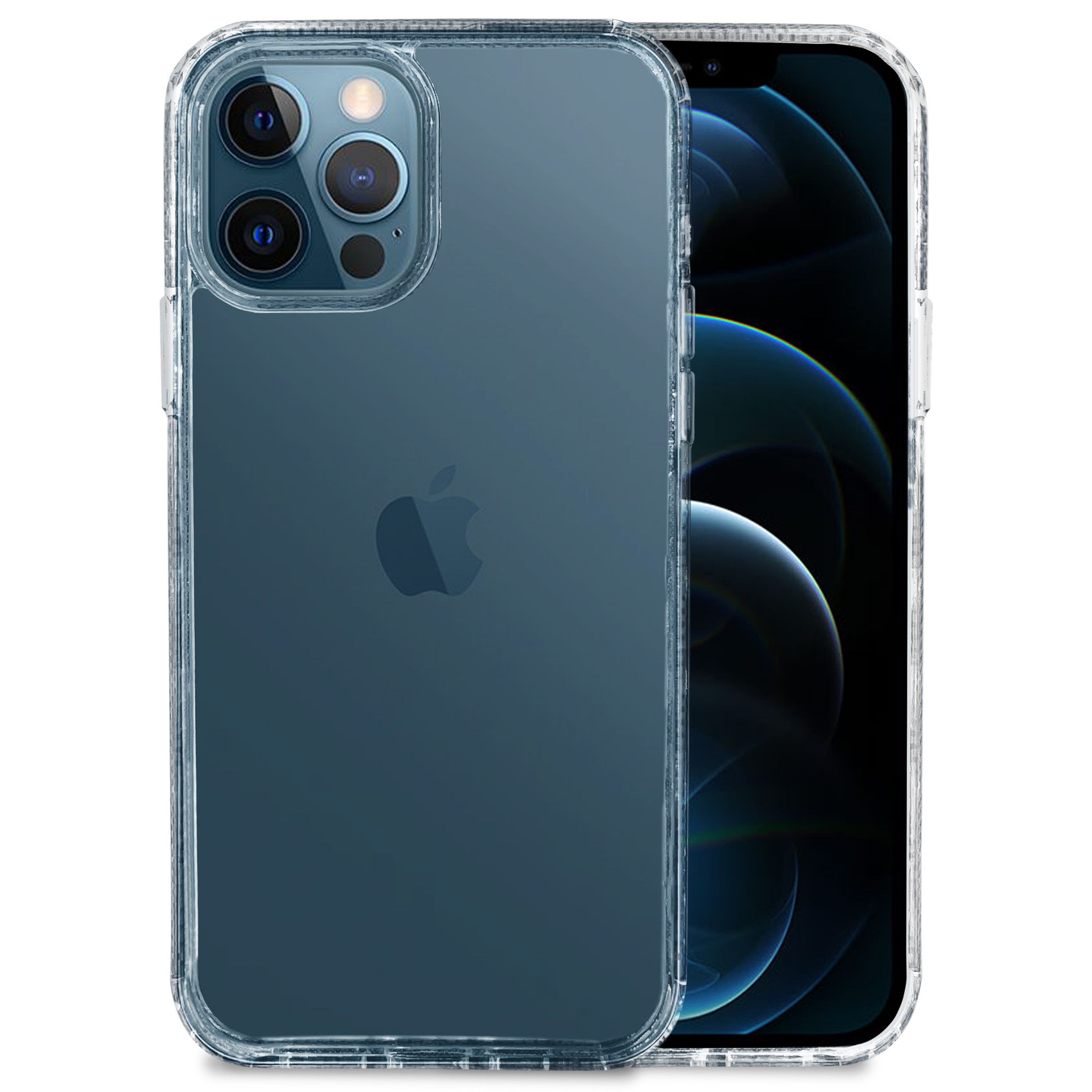 Høyde - German Bayer TPU Softcase hoes - Verkleurd Niet - iPhone 12 / iPhone 12 Pro - Transparant
