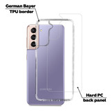 Samsung Galaxy S21 German Bayer TPU Softcase hoes Transparant (verkleurd niet)