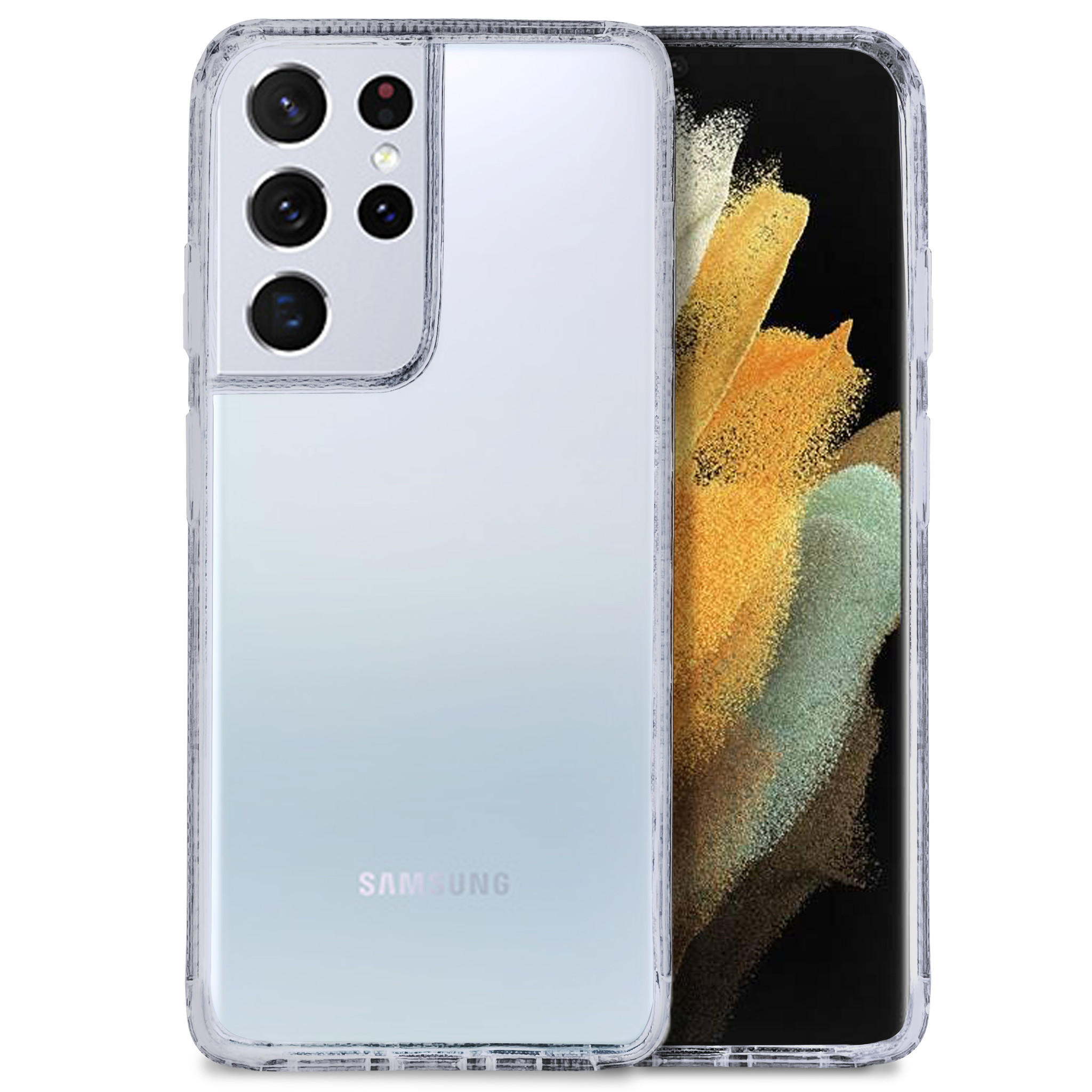 Samsung Galaxy S21 Ultra German Bayer TPU Softcase hoes Transparant (verkleurd niet)