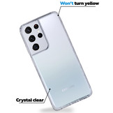 Samsung Galaxy S21 Ultra German Bayer TPU Softcase hoes Transparant (verkleurd niet)