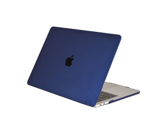 Lunso MacBook Pro 16 inch (2019) cover hoes - case - Mat Marineblauw