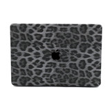 MacBook Pro 16 inch (2019) Leren cover beschermhoes Leopard Pattern White