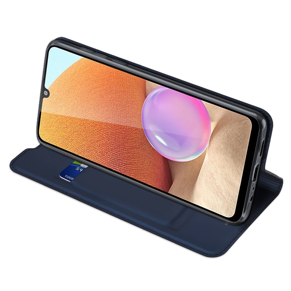 Samsung Galaxy A32 4G Slim Bookcase hoes Blauw