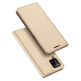 Samsung Galaxy A22 4G Slim Bookcase hoes Goud