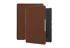 Lunso - Kobo Aura H20 Edition 1 hoes (6.8 inch) - sleep cover - Bruin