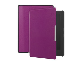 Lunso - Kobo Aura H20 Edition 1 hoes (6.8 inch) - sleep cover - Paars