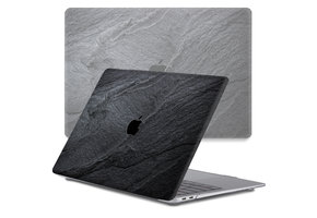 Lunso MacBook Air 13 inch M1 (2020) cover hoes - case - Black Stone