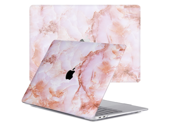 Lunso MacBook Pro 16 inch (2019) cover hoes - case - Marble Finley