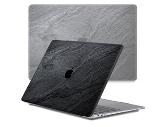 Lunso MacBook Pro 16 inch (2019) cover hoes - case - Black Stone