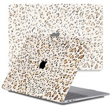 MacBook Pro 16 inch (2019) cover beschermhoes Leopard Rose Gold