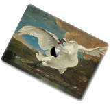 MacBook Air 13 inch (2018-2019) cover beschermhoes De Bedreigde Zwaan