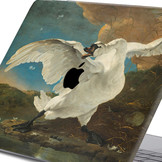 MacBook Air 13 inch (2018-2019) cover beschermhoes De Bedreigde Zwaan