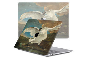 Lunso MacBook Pro 13 inch M1/M2 (2020-2022) cover hoes - case - De Bedreigde Zwaan