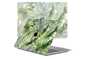 Lunso MacBook Pro 13 inch M1/M2 (2020-2022) cover hoes - case - Green Jungle