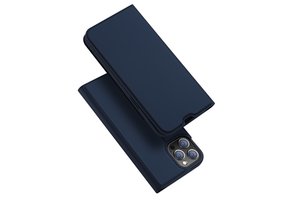 Dux Ducis - Slim bookcase hoes - iPhone 13 Pro - Blauw