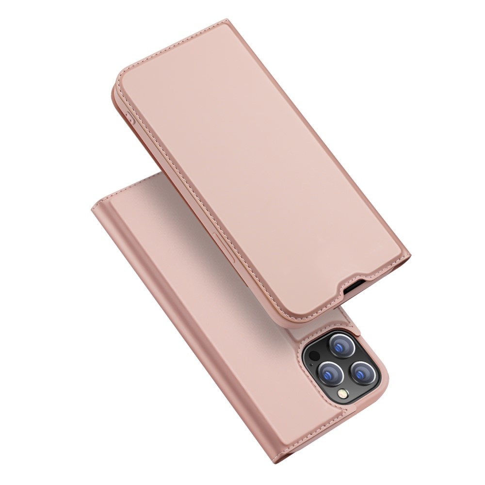 iPhone 13 Pro  Slim Bookcase hoes Rose Goud