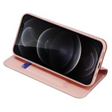 iPhone 13 Pro  Slim Bookcase hoes Rose Goud