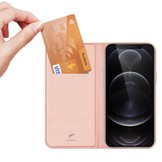 iPhone 13 Pro  Slim Bookcase hoes Rose Goud