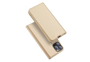 Dux Ducis - Slim bookcase hoes - iPhone 13 Pro - Goud