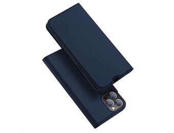 Dux Ducis - Slim bookcase hoes - iPhone 13 Pro Max - Blauw