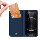 iPhone 13 Pro Max Slim Bookcase hoes Blauw
