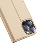 iPhone 13 Pro Max Slim Bookcase hoes Goud
