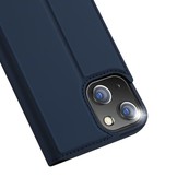 iPhone 13 Mini Slim Bookcase hoes Blauw