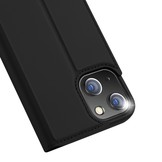iPhone 13 Mini Slim Bookcase hoes Zwart