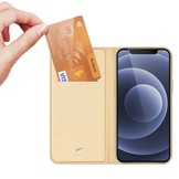 iPhone 13 Mini Slim Bookcase hoes Goud